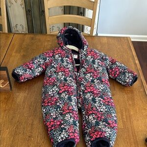 GAP Floral Baby Snowsuit